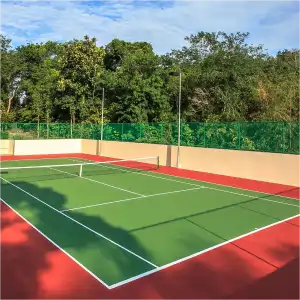 Redes de proteção em quadra esportiva