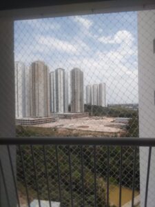 Tela de proteção na lapa