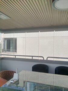 Tela e rede para condomínio de luxo