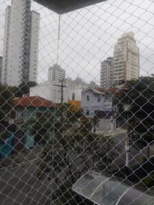 Tela transparente para apartamento